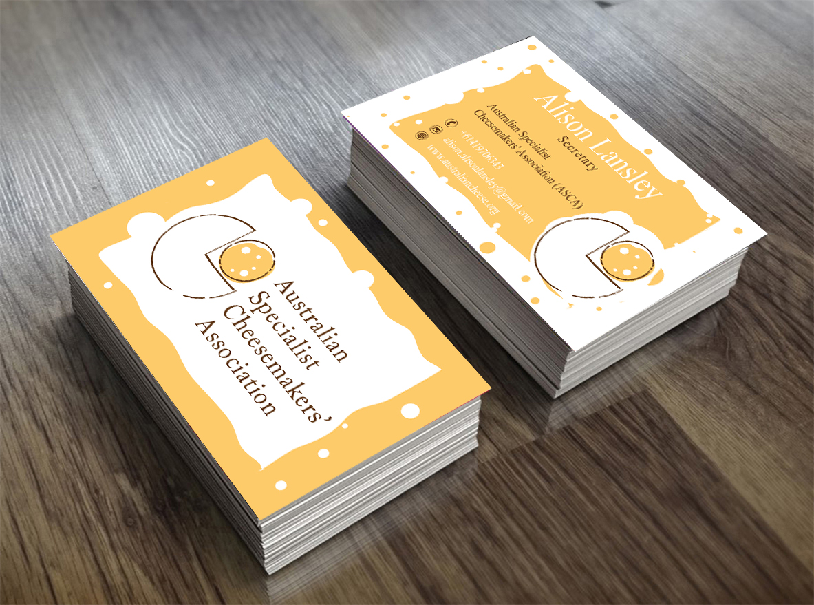 Business Card Design by shyamalart for Australian Specialist Cheesemakers' Association | Design #14349248
