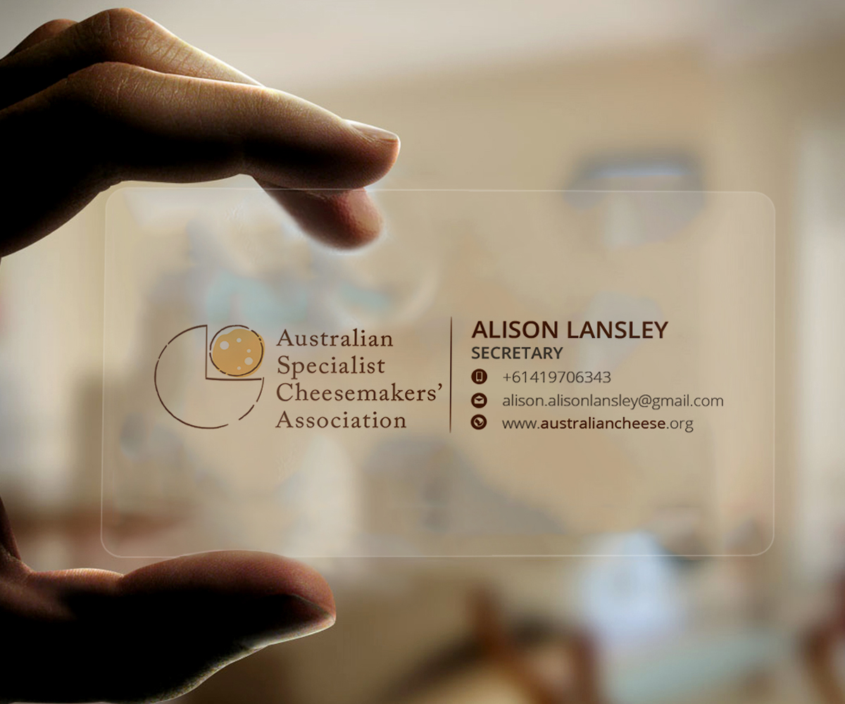 Business Card Design by Graphic Flame for Australian Specialist Cheesemakers' Association | Design #14353734