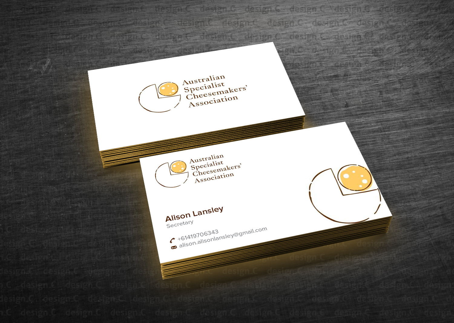 Business Card Design by design_C. for Australian Specialist Cheesemakers' Association | Design #14355859