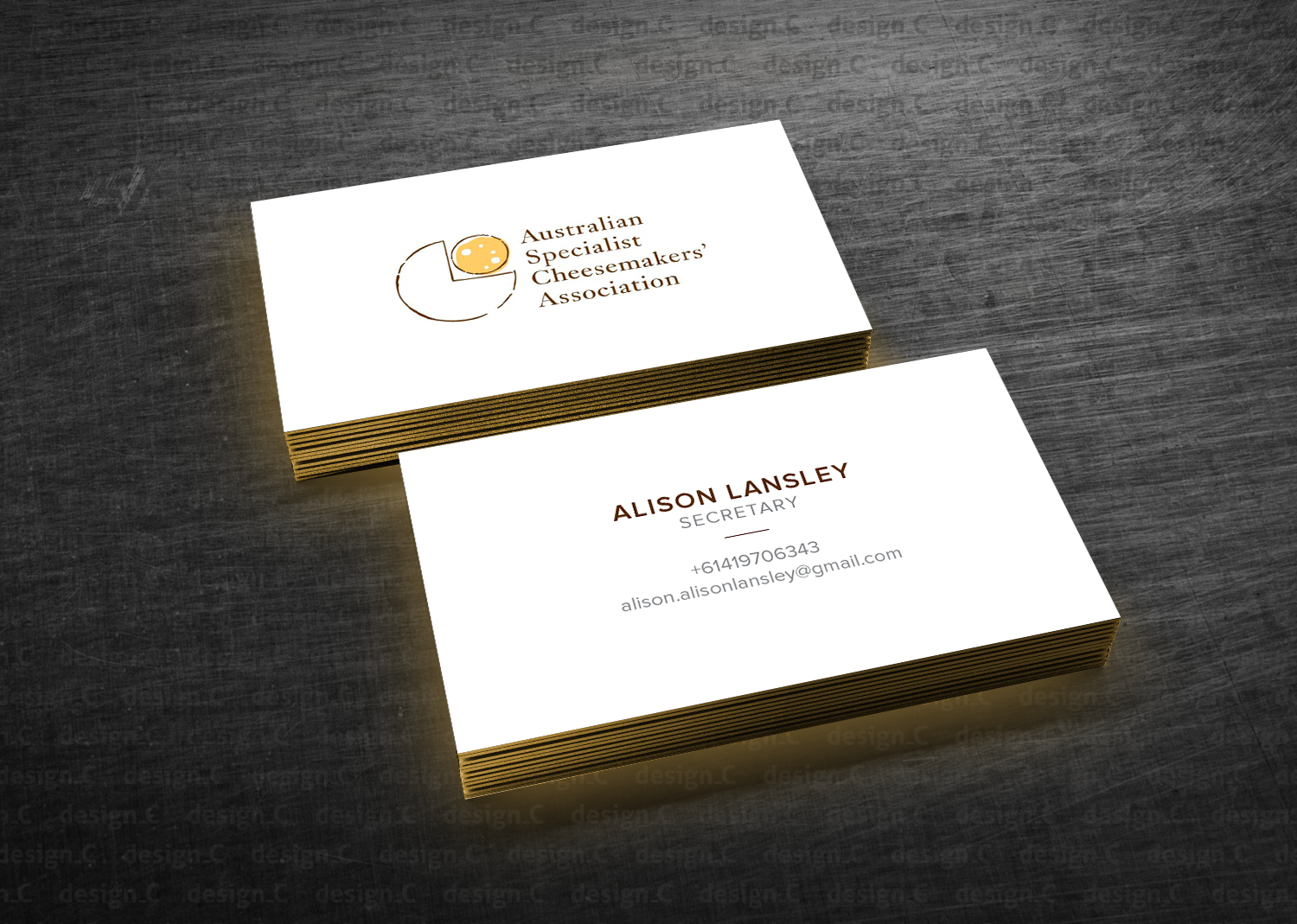 Business Card Design by design_C. for Australian Specialist Cheesemakers' Association | Design #14355964