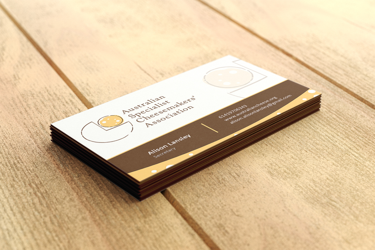 Design de Carte de Visite par Edirisingha pour Australian Specialist Cheesemakers' Association | Design #14299884