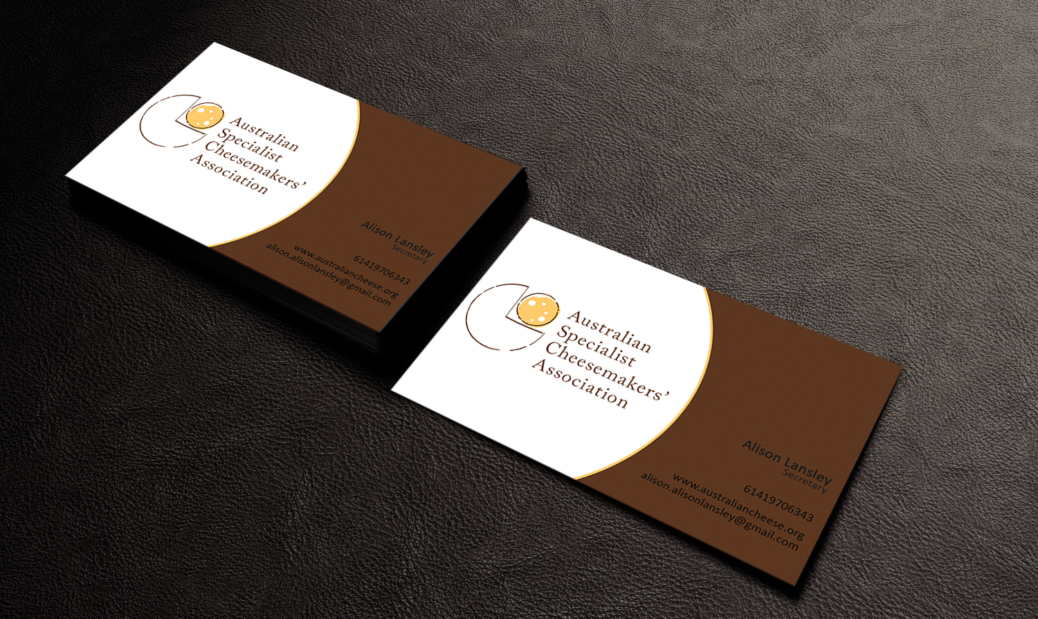 Business Card Design by Edirisingha for Australian Specialist Cheesemakers' Association | Design #14358273