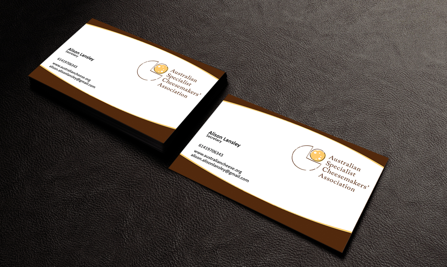 Business Card Design by Edirisingha for Australian Specialist Cheesemakers' Association | Design #14358278