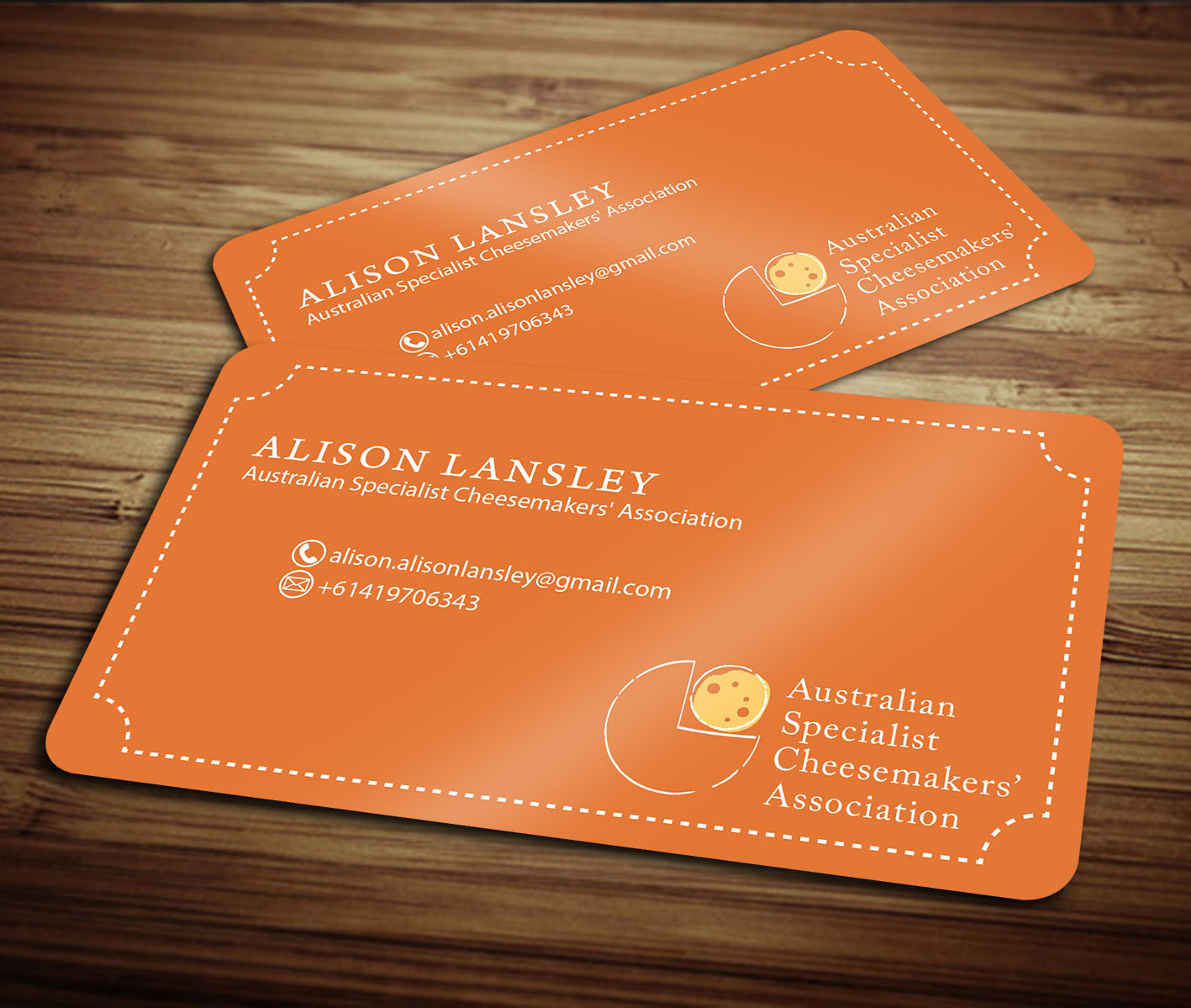 Business Card Design by CaMaximo for Australian Specialist Cheesemakers' Association | Design #14317220