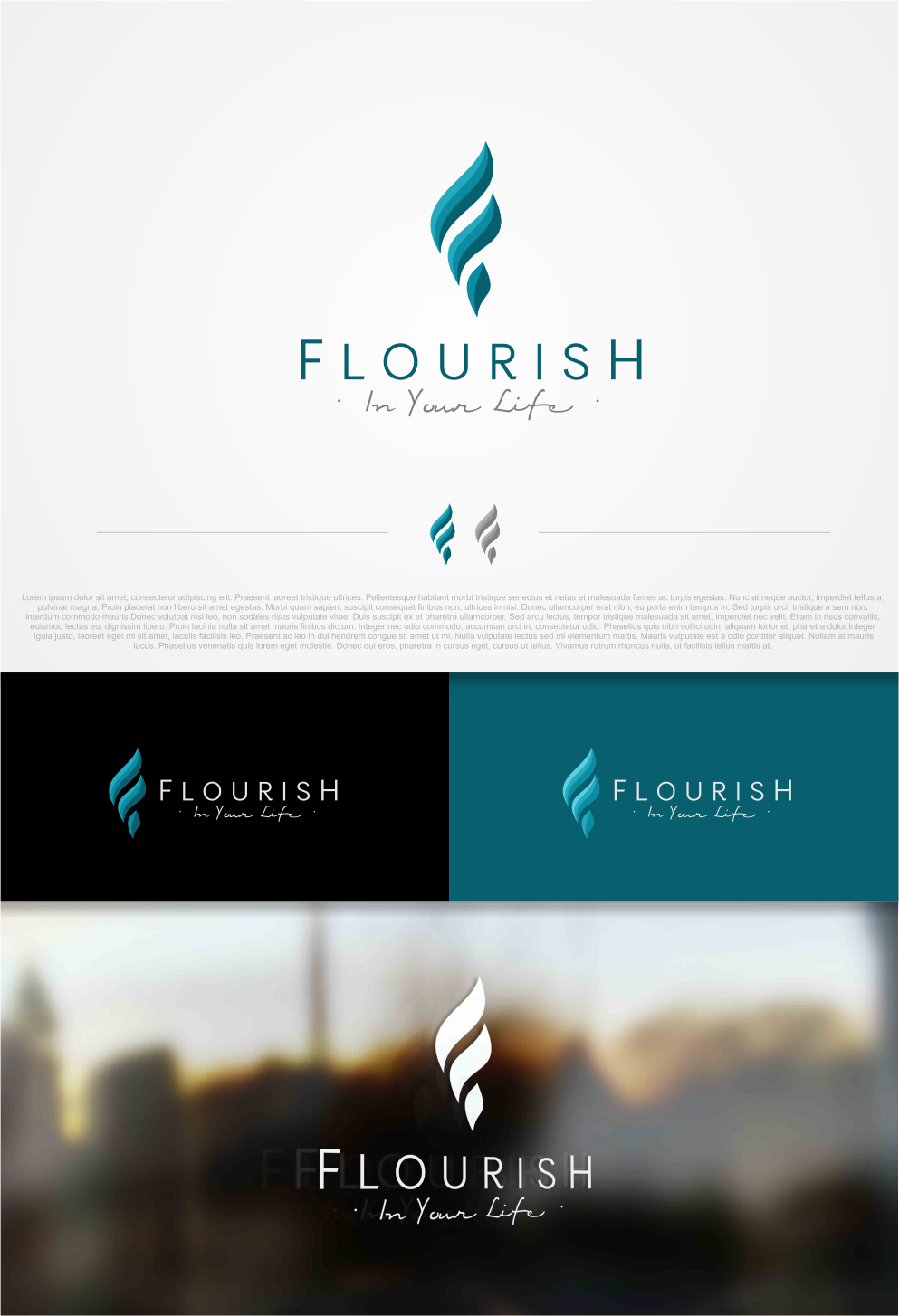 Logo Design by artswolf for Flourish  | Design #14319312