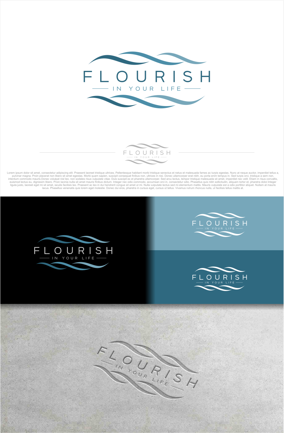 Logo Design by artswolf for Flourish  | Design #14319327