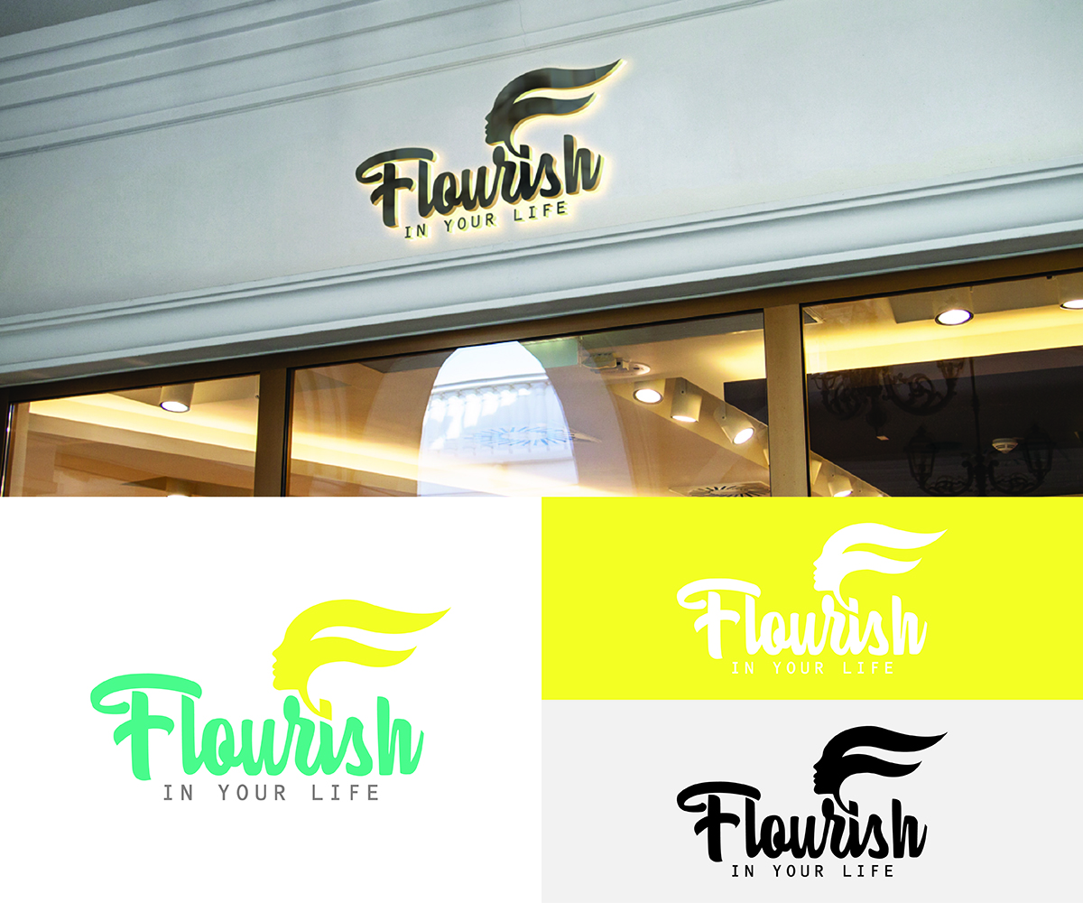Logo Design by eMARK for Flourish  | Design #14312719
