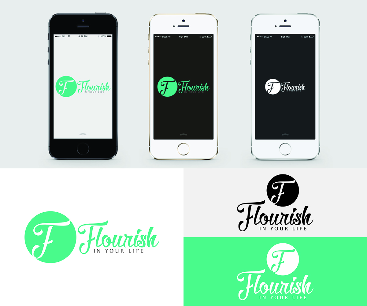 Logo Design by eMARK for Flourish  | Design #14312720