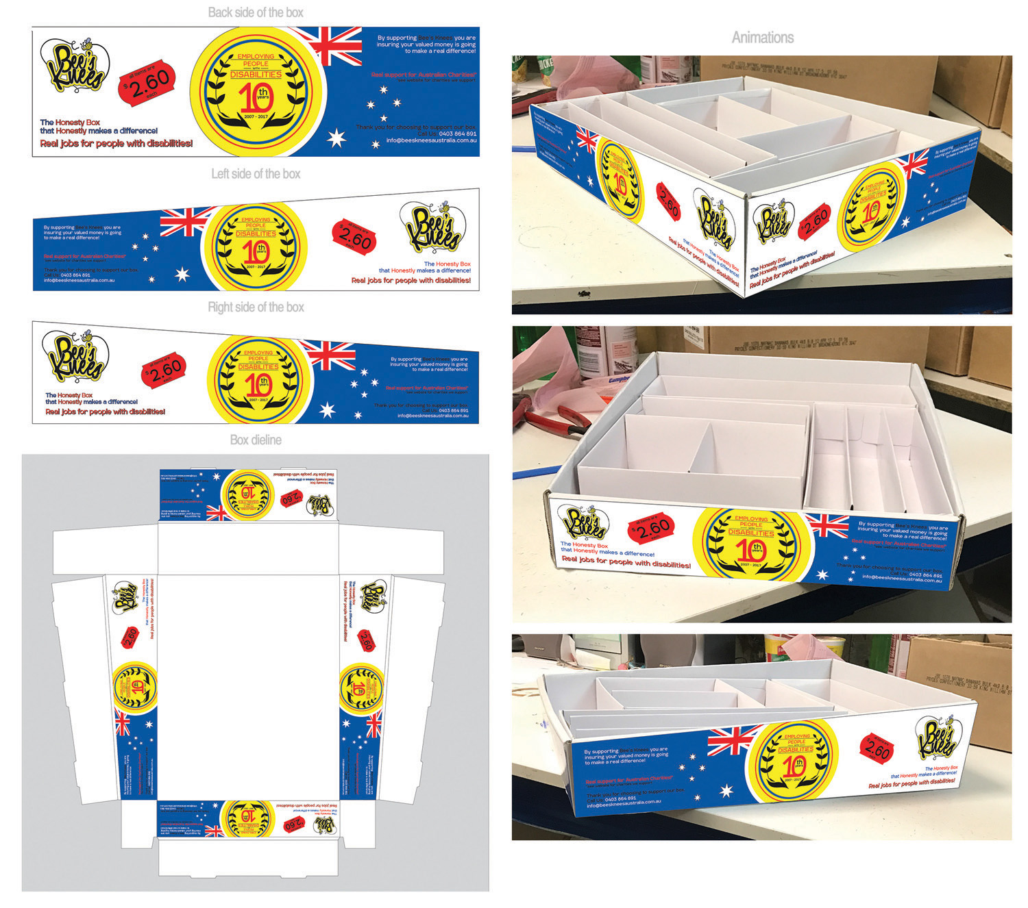 Graphic Design by ristovicmilos for Bee's knees Australia  | Design #14348087