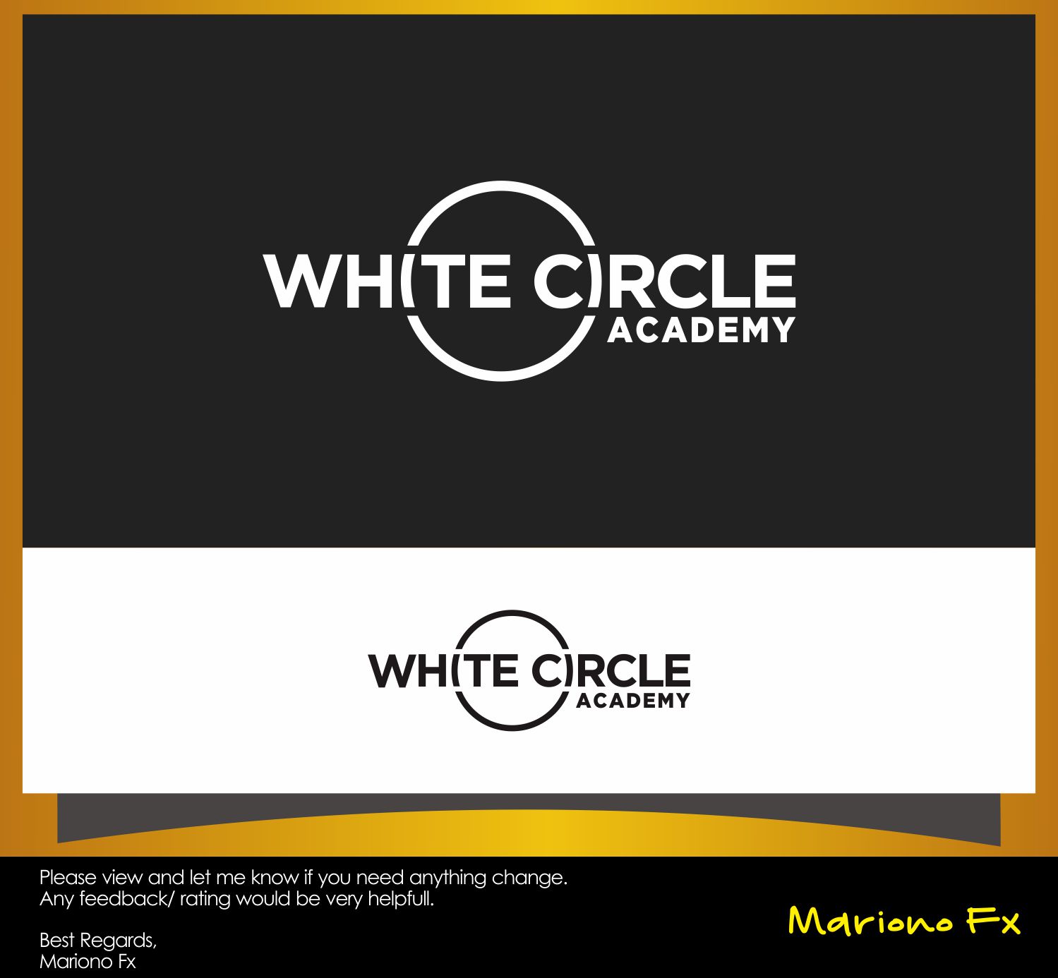 Logo-Design von Mariono Fx für White Circle | Design #14281521