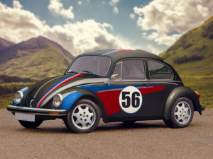 Exterior and interior design for a restored beetle 1303 / year of construcion 1974, which is to be a | Grafik-Design von Robert R.