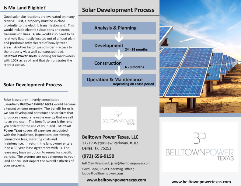 Diseño de Flyer por Parul para Belltown Power Texas | Diseño #14285574