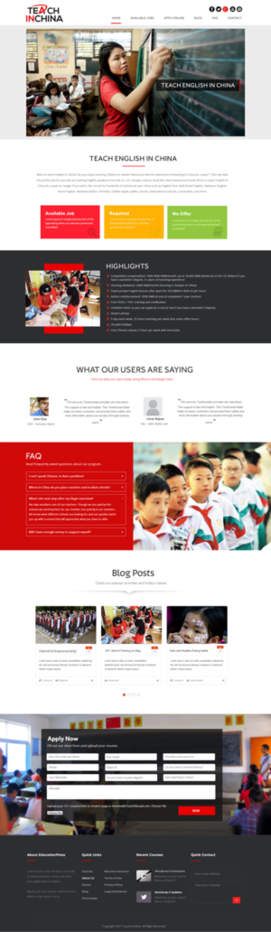 Web Design by Xclusive Designers for this project | Design: #14306912