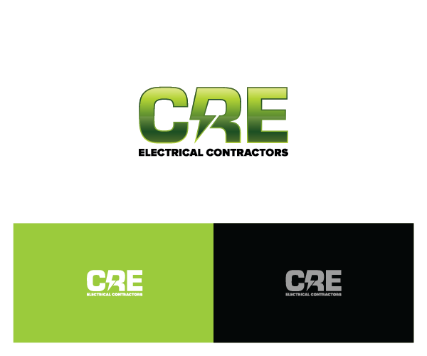 Logo Design by Andylicious for CRE Electrical Contractors  | Design #14307475