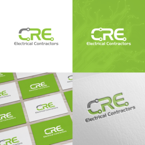 Diseño de Logo por Daniel Caso Design para CRE Electrical Contractors  | Diseño: #14303407
