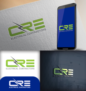 Logo Design by cracuz09 for CRE Electrical Contractors  | Design: #14334000