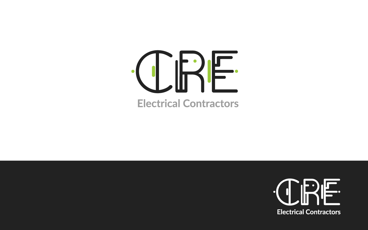 Logo Design by GZ Designs for CRE Electrical Contractors  | Design #14302999