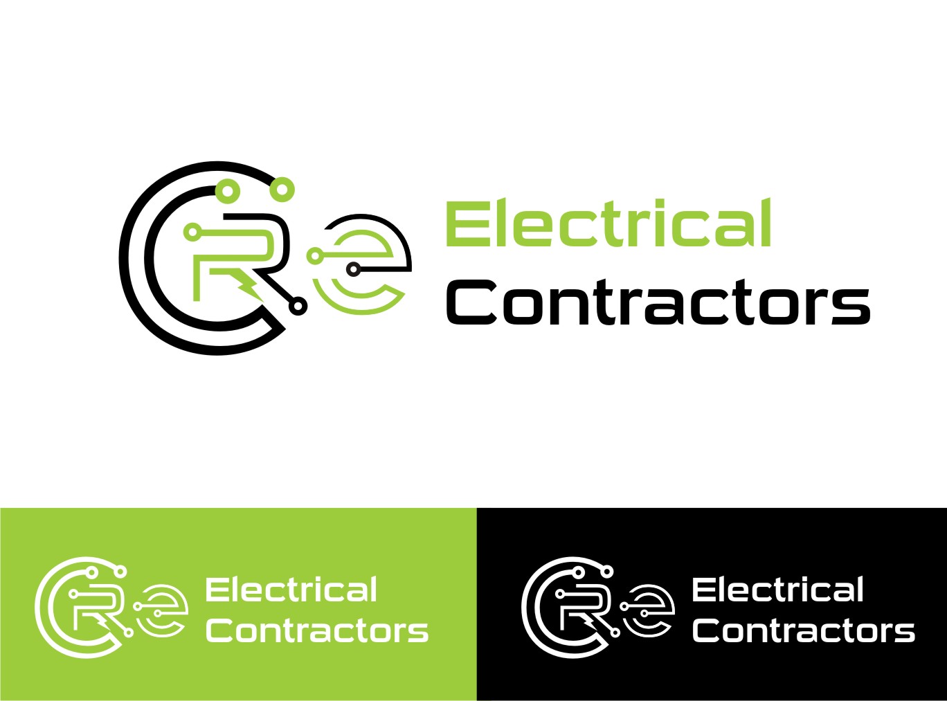 Logo Design by Soul Light for CRE Electrical Contractors  | Design #14302160