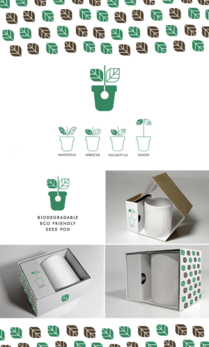 Biodegradable Eco Friendly Seed Pod Package | Grafik-Design von PONIES AND ALIENS