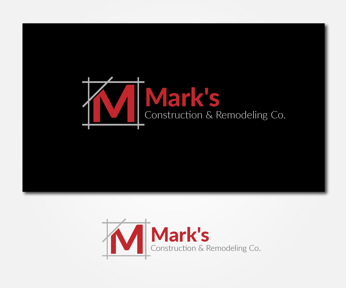 Logo Design by jerin205 for Mark's Construction & Remodeling Co.  | Design #14261360