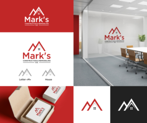 Logo Design by artsterdam for Mark's Construction & Remodeling Co.  | Design: #14268933