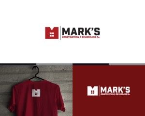 Logo Design by anonrotide for Mark's Construction & Remodeling Co.  | Design: #14272683