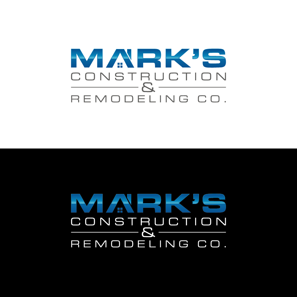 Logo Design by phraimsondesign for Mark's Construction & Remodeling Co.  | Design #14261731