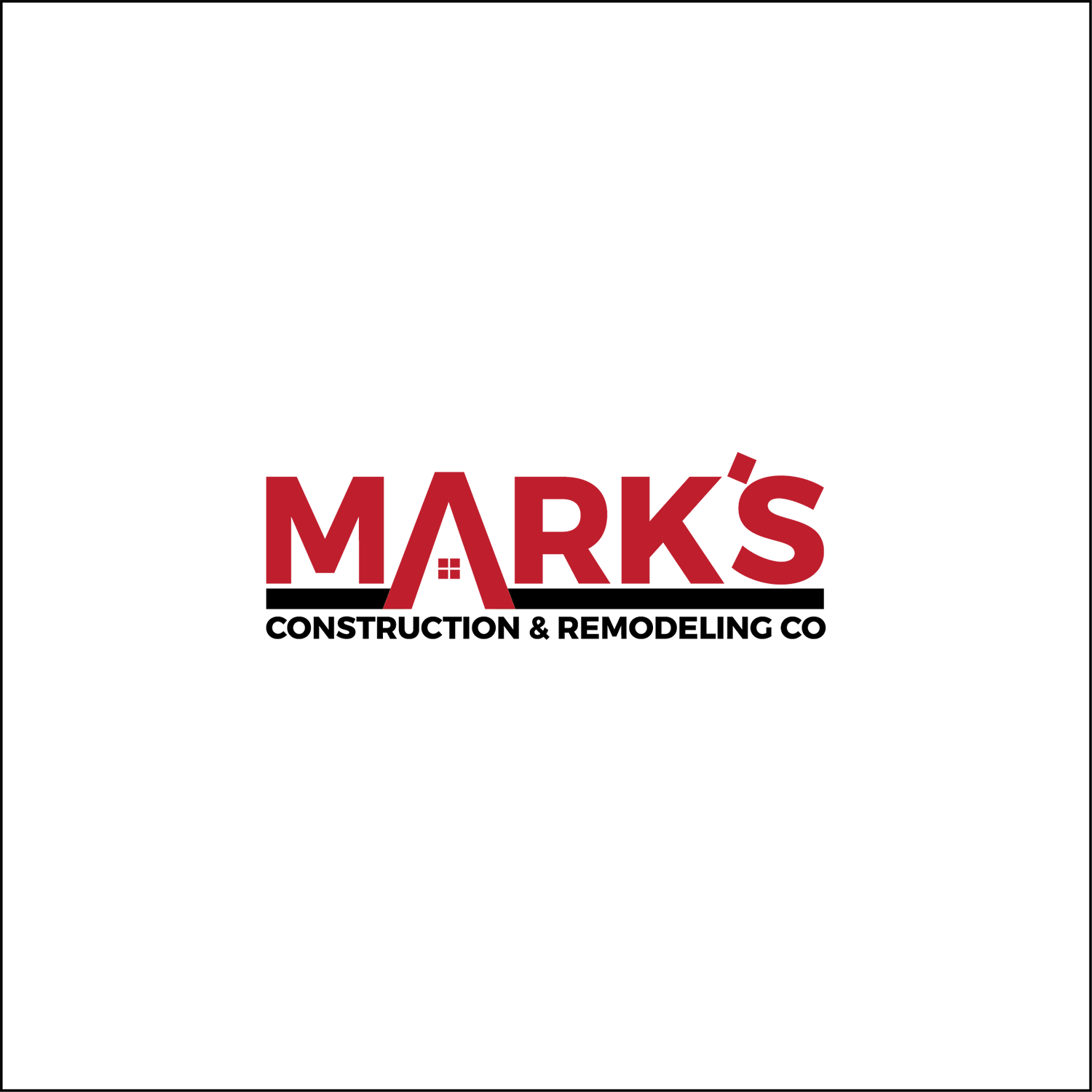 Logo Design by iqbalkabir for Mark's Construction & Remodeling Co.  | Design #14263259