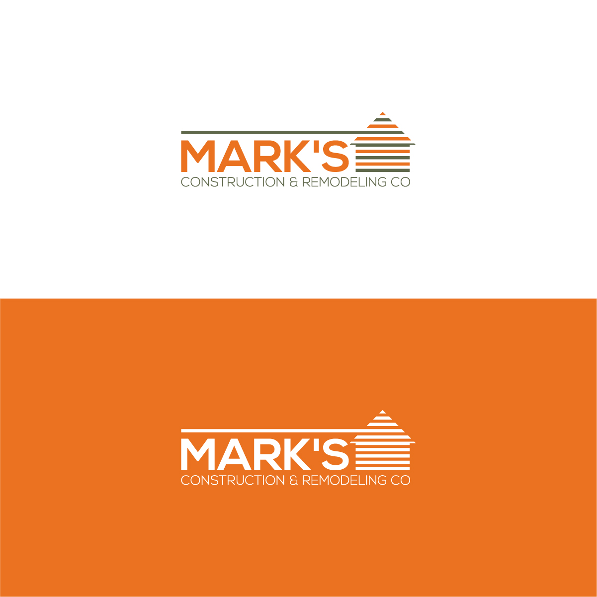 Design de Logo par 3Guys pour Mark's Construction & Remodeling Co.  | Design #14273317
