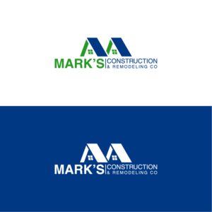Logo Design by 3Guys for Mark's Construction & Remodeling Co.  | Design: #14273318