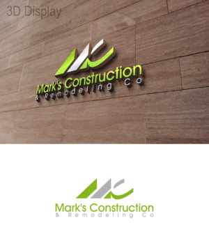 Logo Design by 3Guys for Mark's Construction & Remodeling Co.  | Design: #14273321