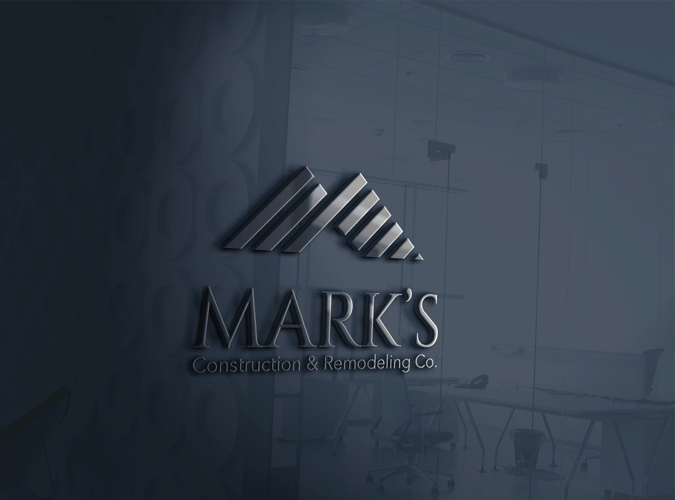 Logo Design by Sen Design for Mark's Construction & Remodeling Co.  | Design #14261298