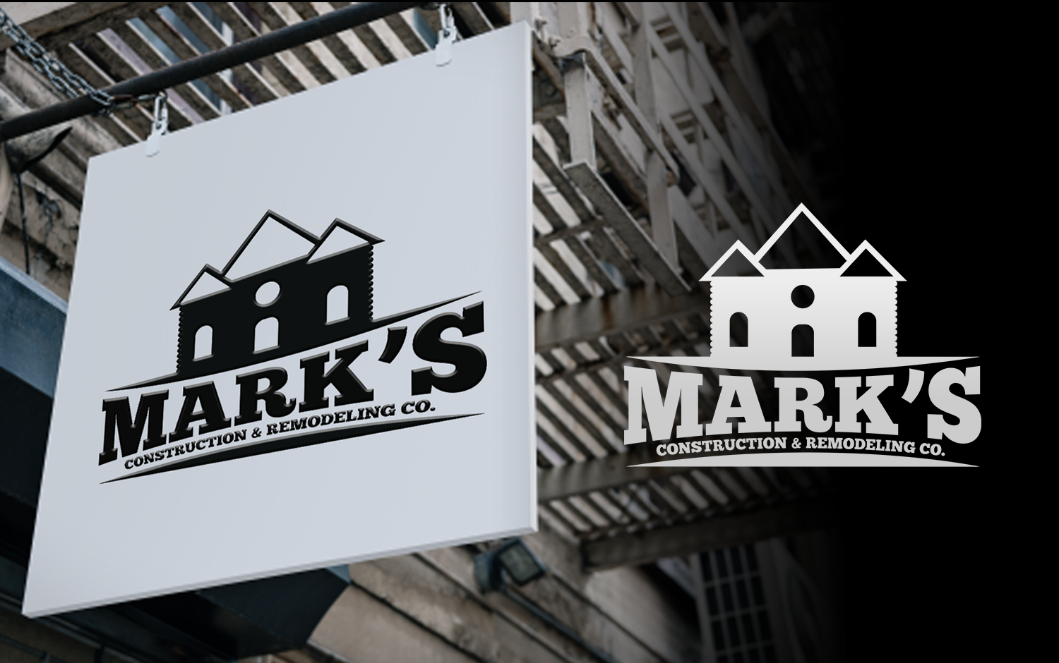 Logo Design by AC Dsgns for Mark's Construction & Remodeling Co.  | Design #14260422
