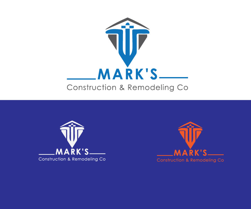 Logo Design by taherswapon for Mark's Construction & Remodeling Co.  | Design #14269514