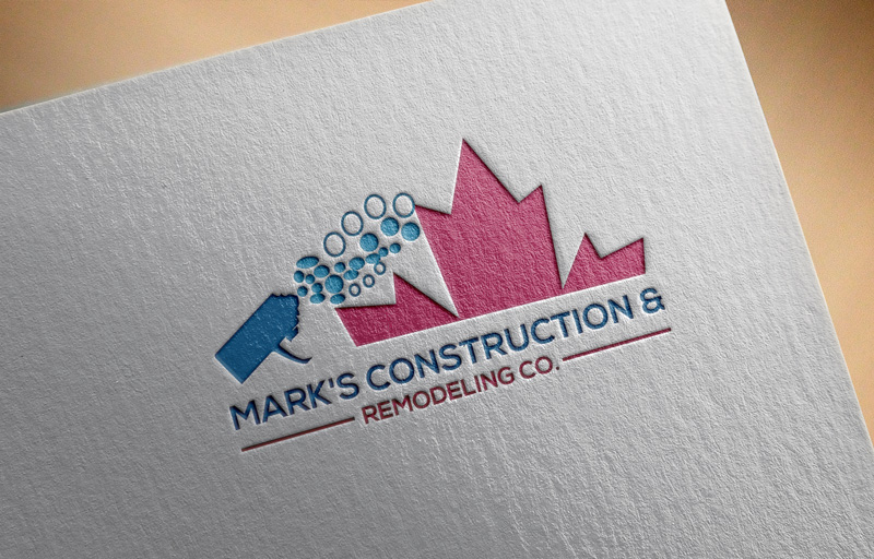 Logo Design by mojibur1993 for Mark's Construction & Remodeling Co.  | Design #14261805