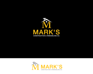Logo Design by Black_idea for Mark's Construction & Remodeling Co.  | Design #14260279
