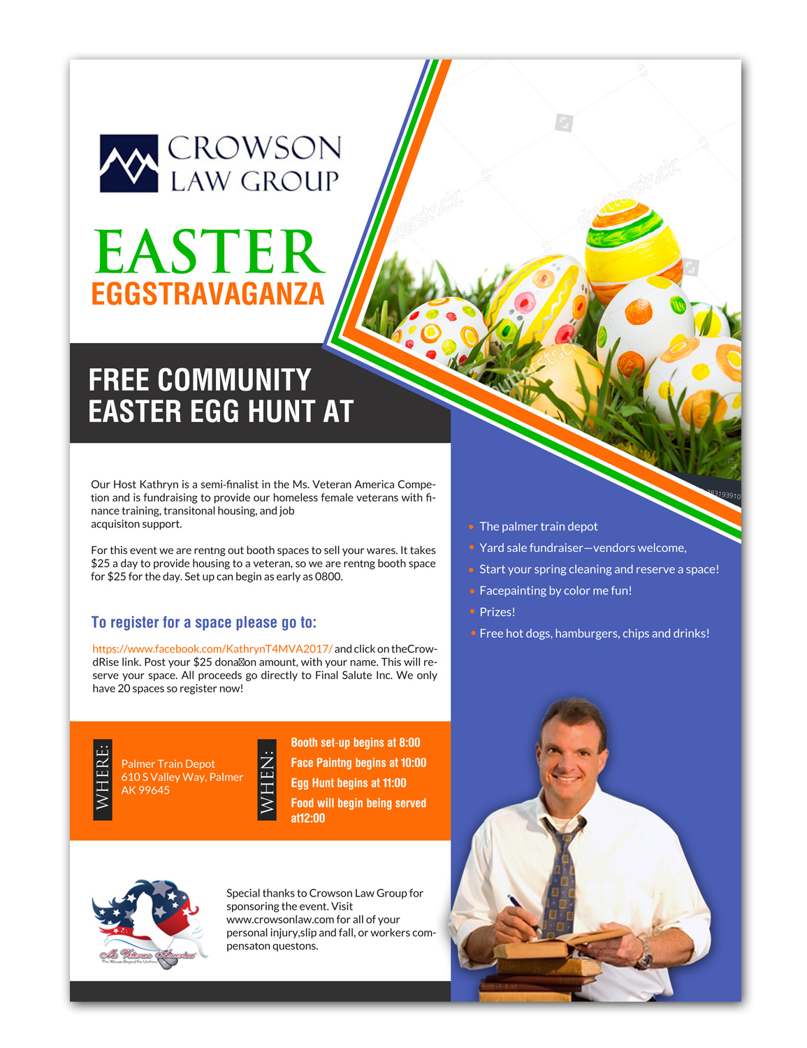 Flyer-Design von creative.bugs für Crowson Law Group | Design #14266732