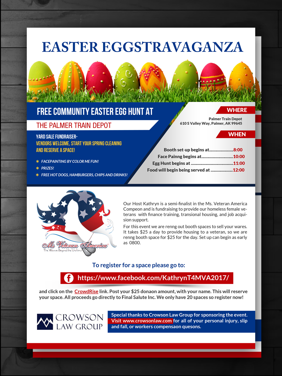 Design de Flyer par innovative earth pour Crowson Law Group | Design #14269079