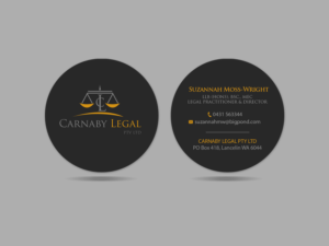 Design de Carte de Visite par Creations Box 2015 pour Carnaby Legal | Design : #14293640