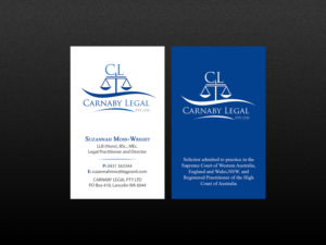 Business Card Design by Creations Box 2015 for Carnaby Legal | Design: #14309280