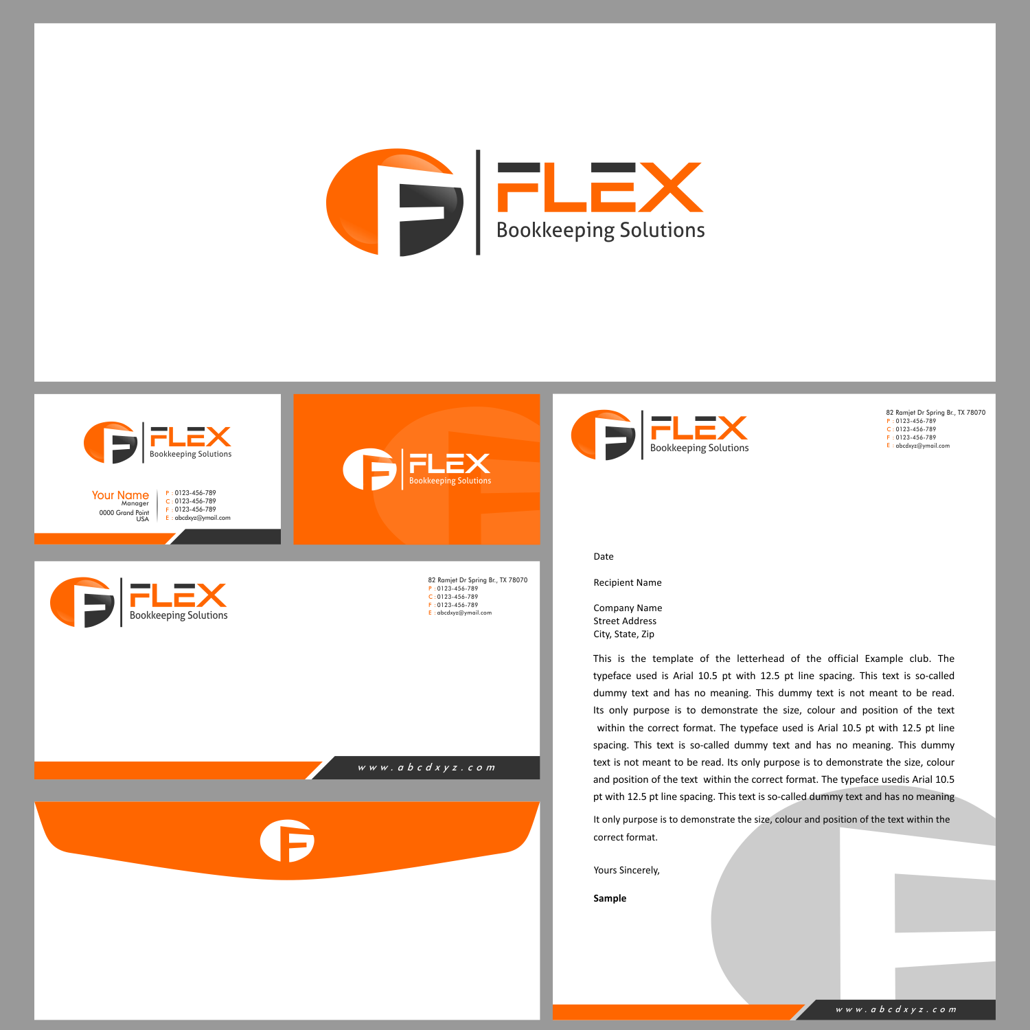 Logo Design by Jessica for Flex Bookkeeping Solutions | Design: #14495398