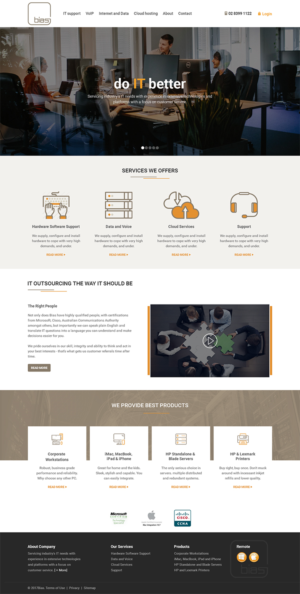 Web Design by RupalTechno for Bias | Design: #14360511