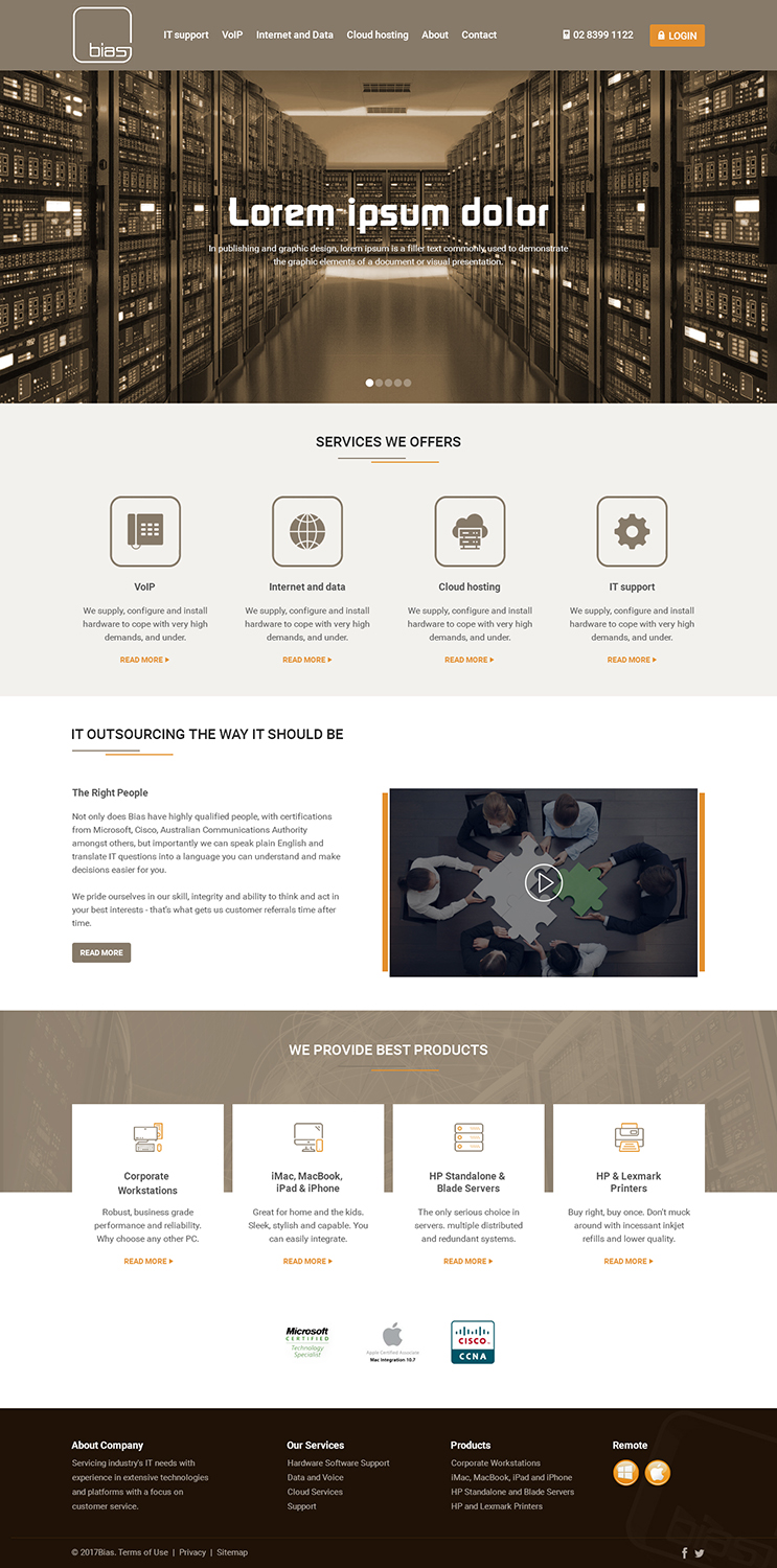 Diseño Web por RupalTechno para Bias | Diseño #14516274