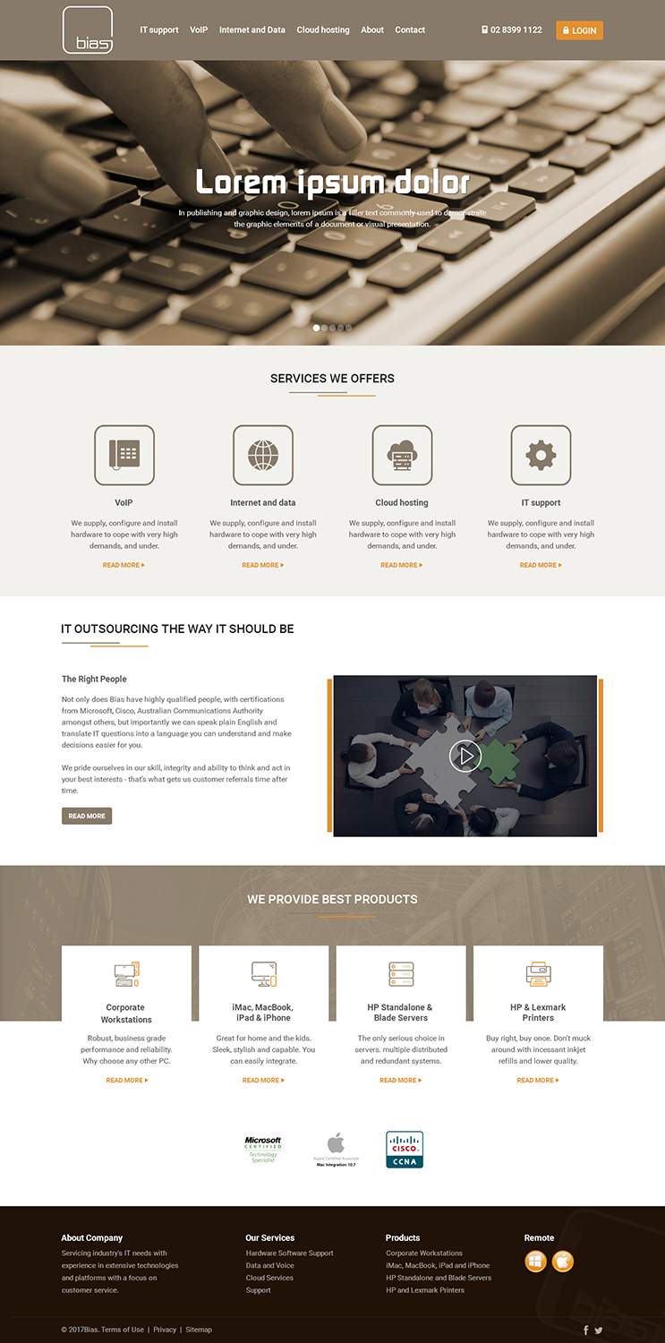 Web-Design von RupalTechno für Bias | Design #14516277