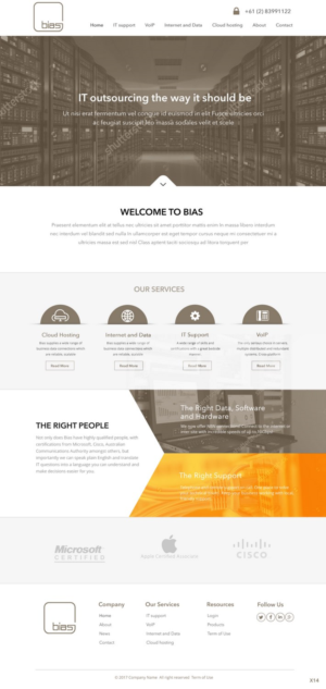 Web Design by pb for Bias | Design: #14269747