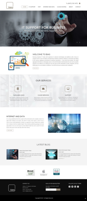 Web Design by pb for Bias | Design: #14269751