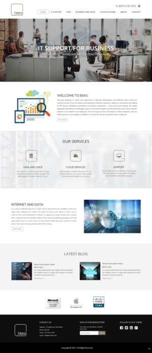 Web Design by pb for Bias | Design: #14269752
