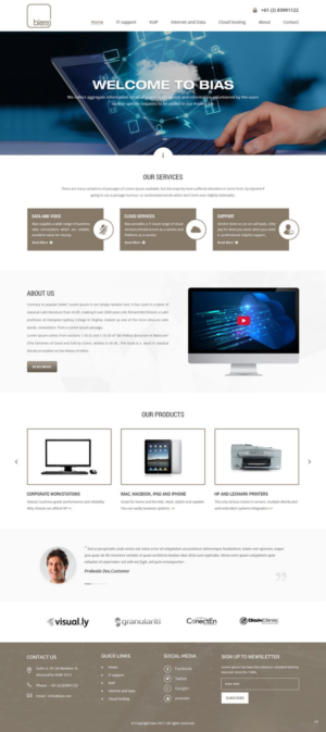 Web Design by pb for Bias | Design: #14269758
