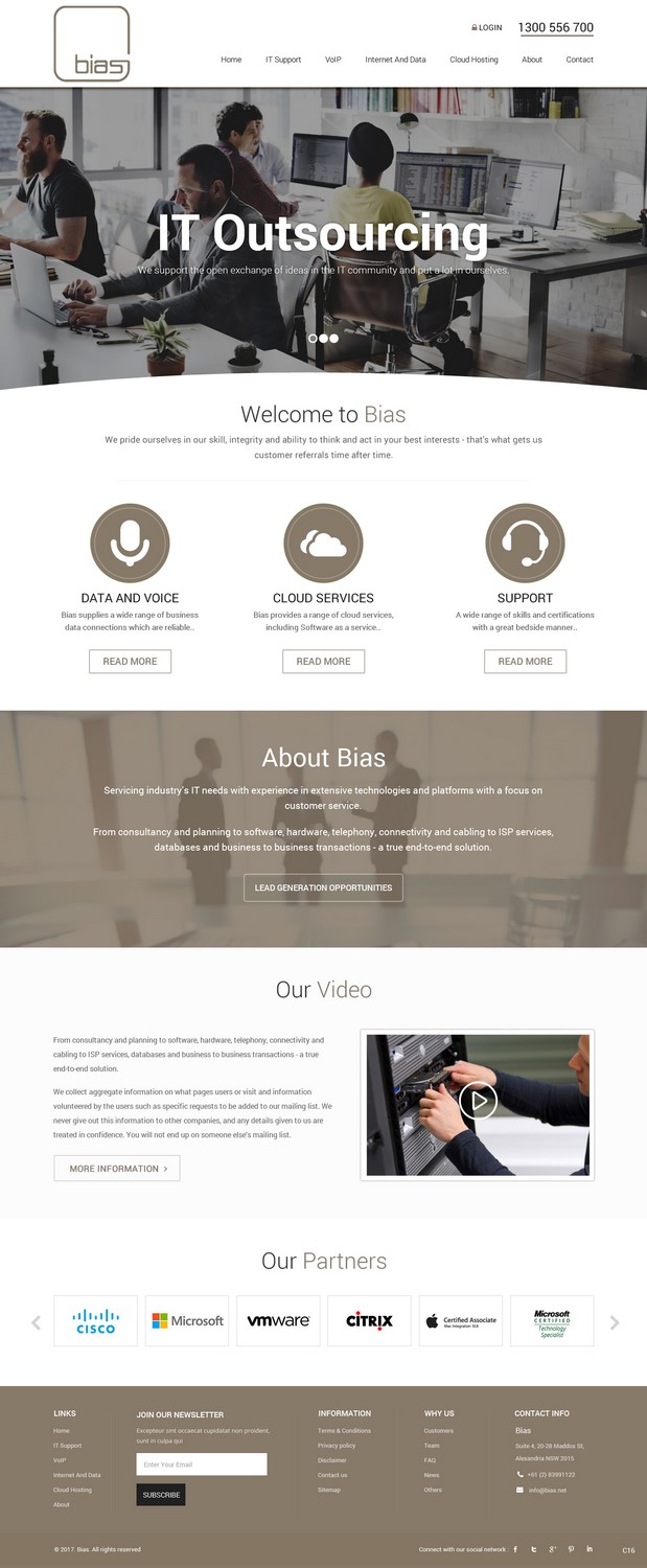 Web Design by pb for Bias | Design #14272412