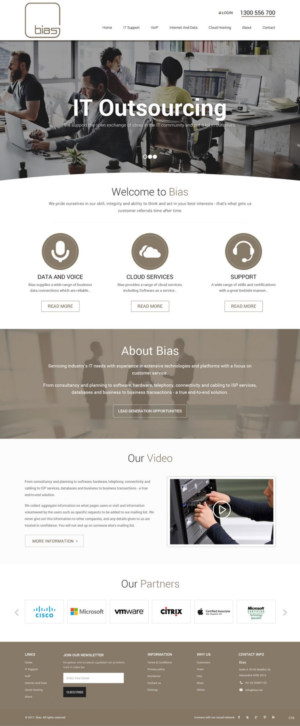 Web Design by pb for Bias | Design: #14272412